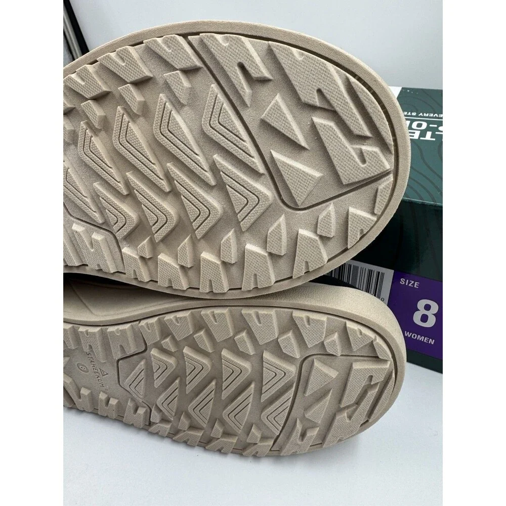 Staheekum Women's Quilted Cushioned Footbed Slip On Shoes - SIZE 8 Black